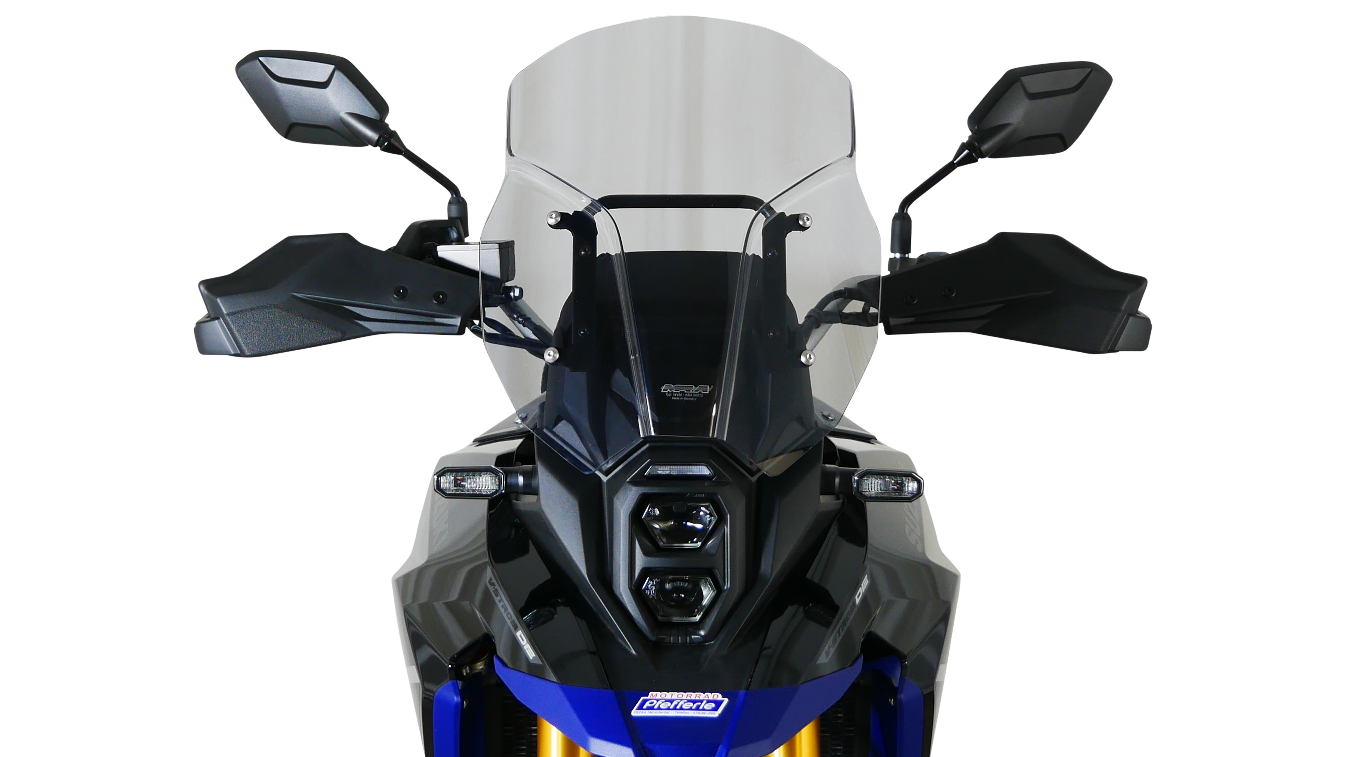 Pare-brise de randonnée MRA "NTM" gris fumé pour Suzuki V-Strom 800 DE (23-)