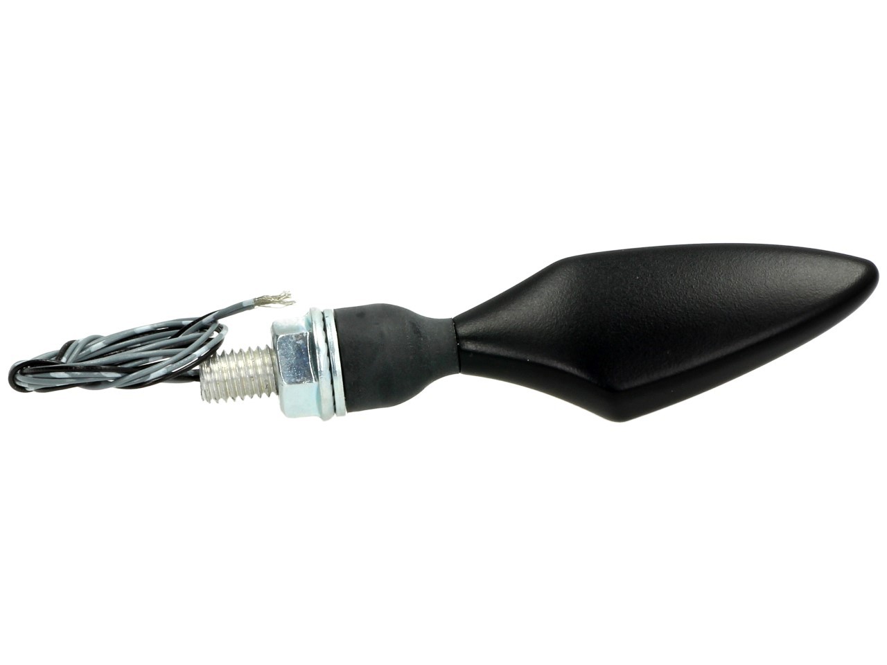 Clignotant Kellermann, Rhombus PL, acier, LED, avant droite, 12 V, noir satiné, homologué E