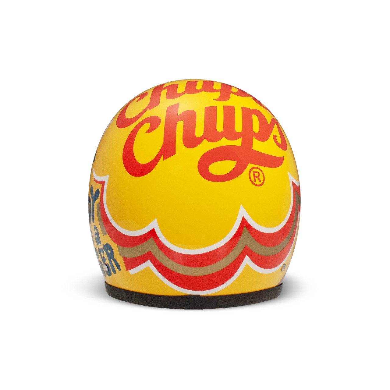 DMD casque jet rétro, marron, brillant, caffè, XS, fibre de verre, ECE 22.06