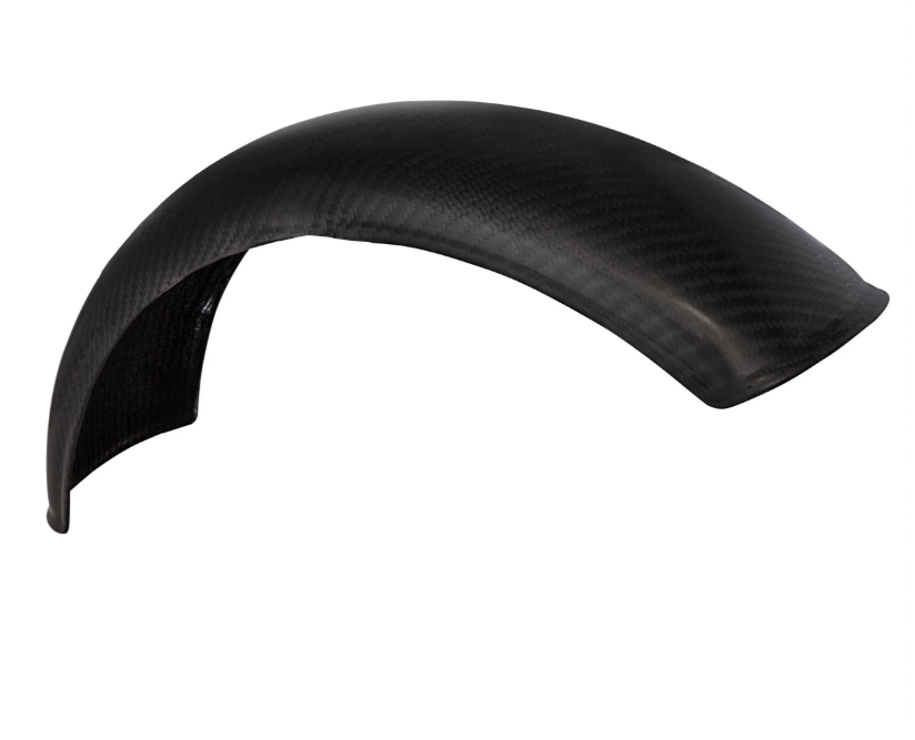 Aile Garelli EVO II sans support, universelle pour Vespa PX 80-200ccm, carbone clair