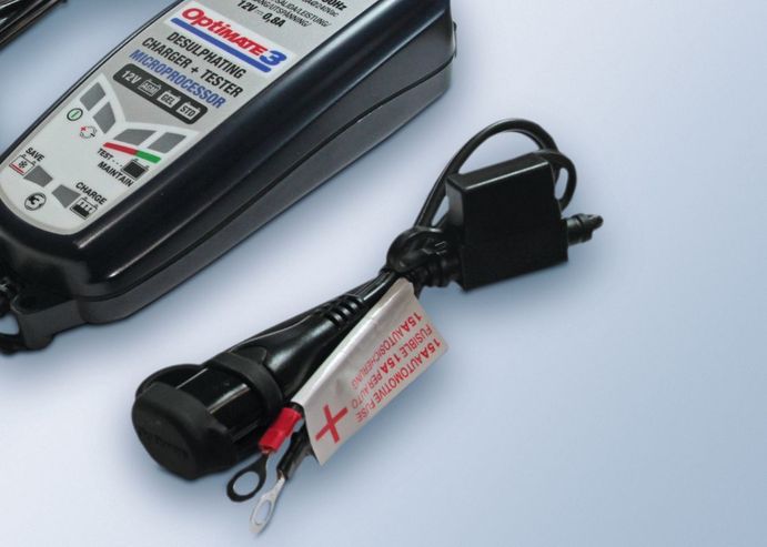 Câble de connexion optionnel pour chargeur Optimate 3+ pour modèles Suzuki Original Suzuki