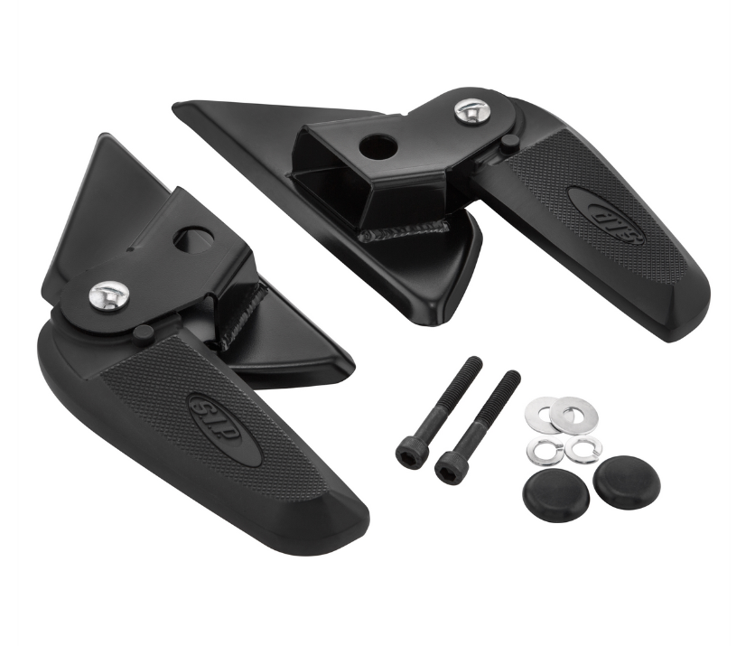 Repose-pieds droit et gauche pour Vespa LX /LXV /S 50-150ccm, noir/noir