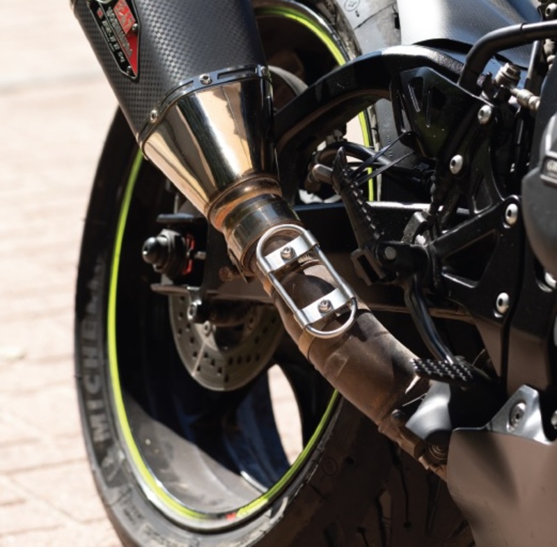 Oxford Auspuff Hitzeschutz Cafe