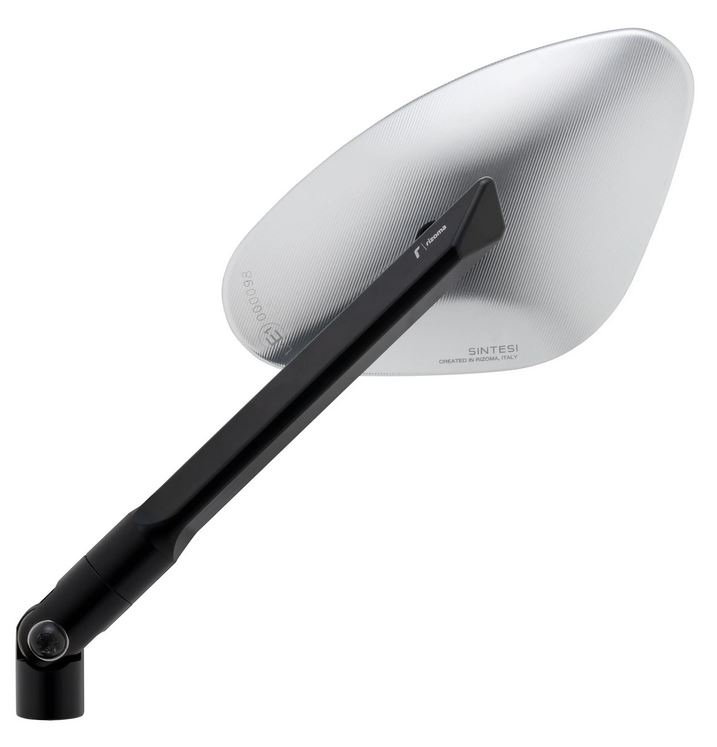 Rétroviseur RIZOMA Genesi gauche pour Vespa, argent anodisé