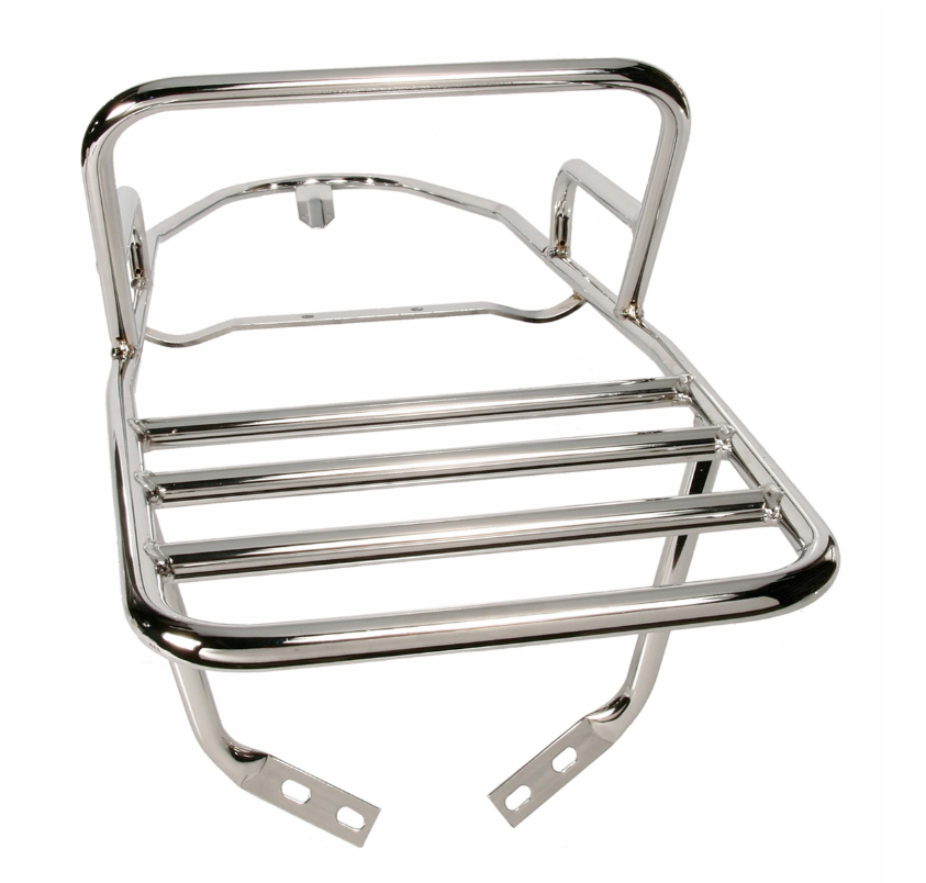Porte-bagages arrière pour Vespa PX 80-200ccm, chrome