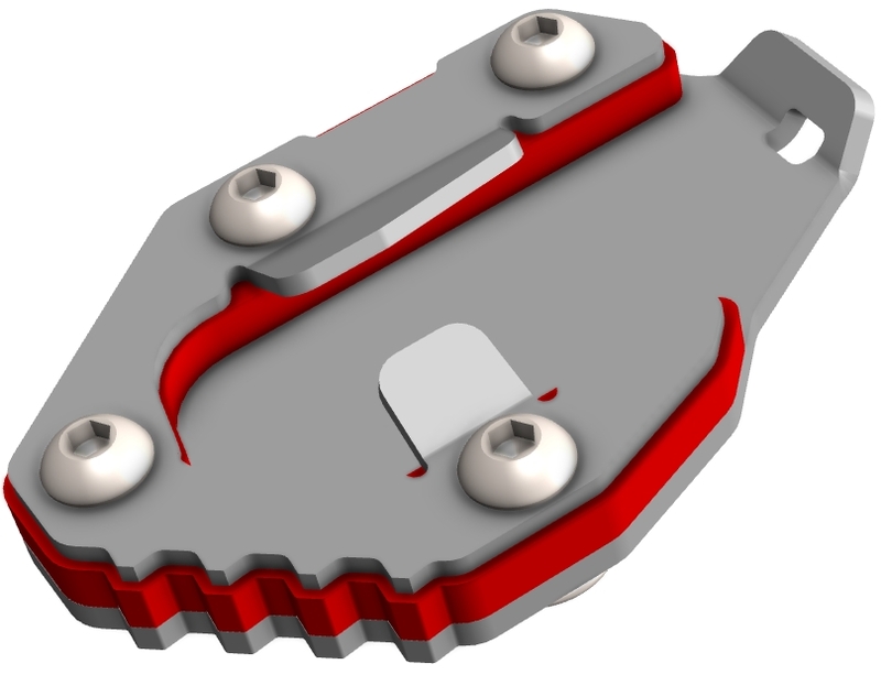 Cross-Pro élargissement de l'appui de la béquille latérale