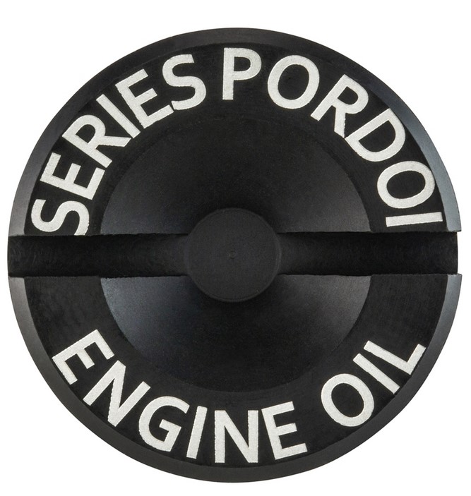 Bouchon de remplissage d'huile moteur pour Vespa GTS/GTS Super/GTV 300ccm HPE, noir mat