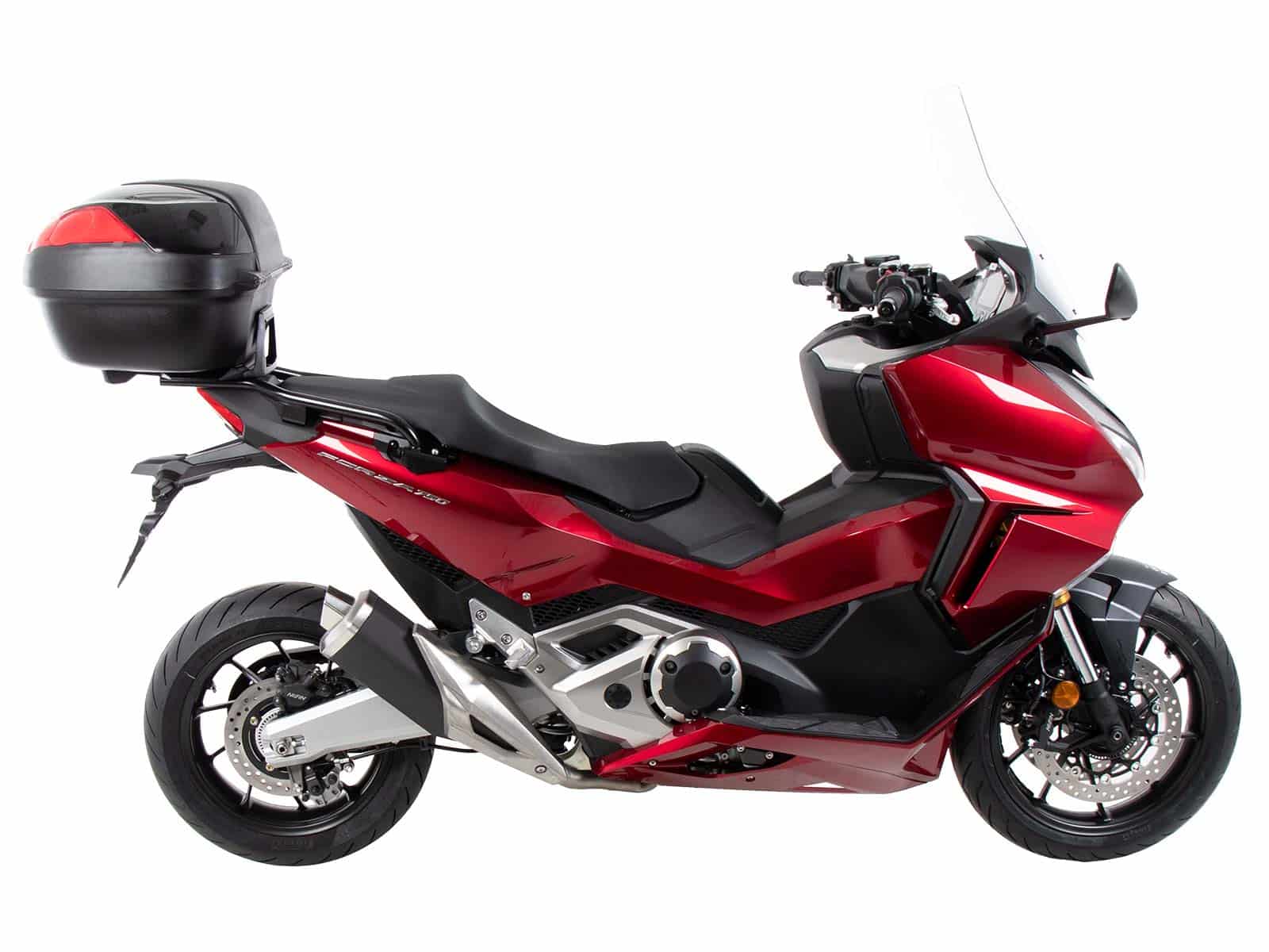 Support de topcase Alurack noir pour Honda NSS 750 Forza (21-) Hepco & Becker
