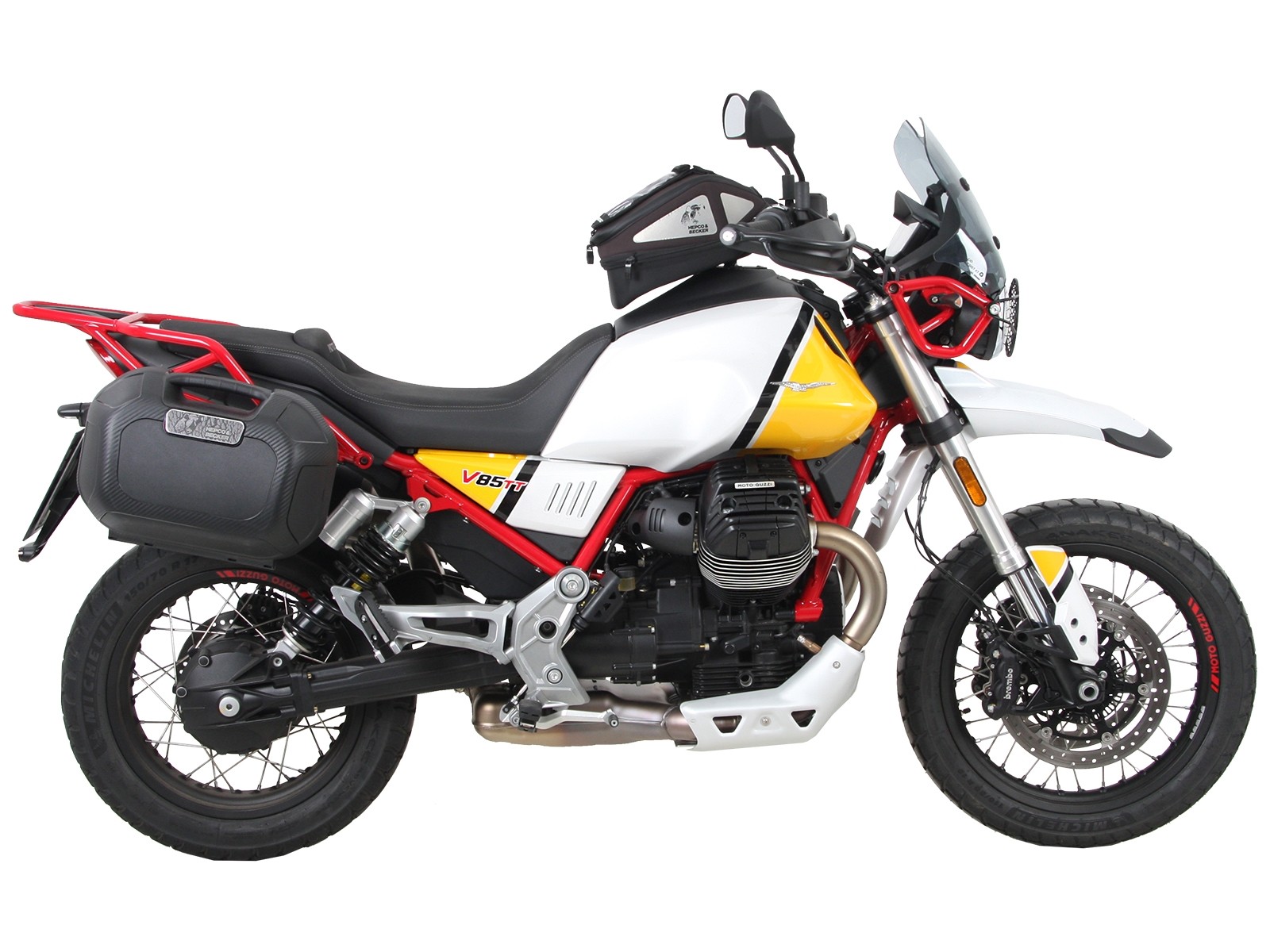 Support latéral C-Bow noir pour V85 TT (année 19-) Hepco & Becker