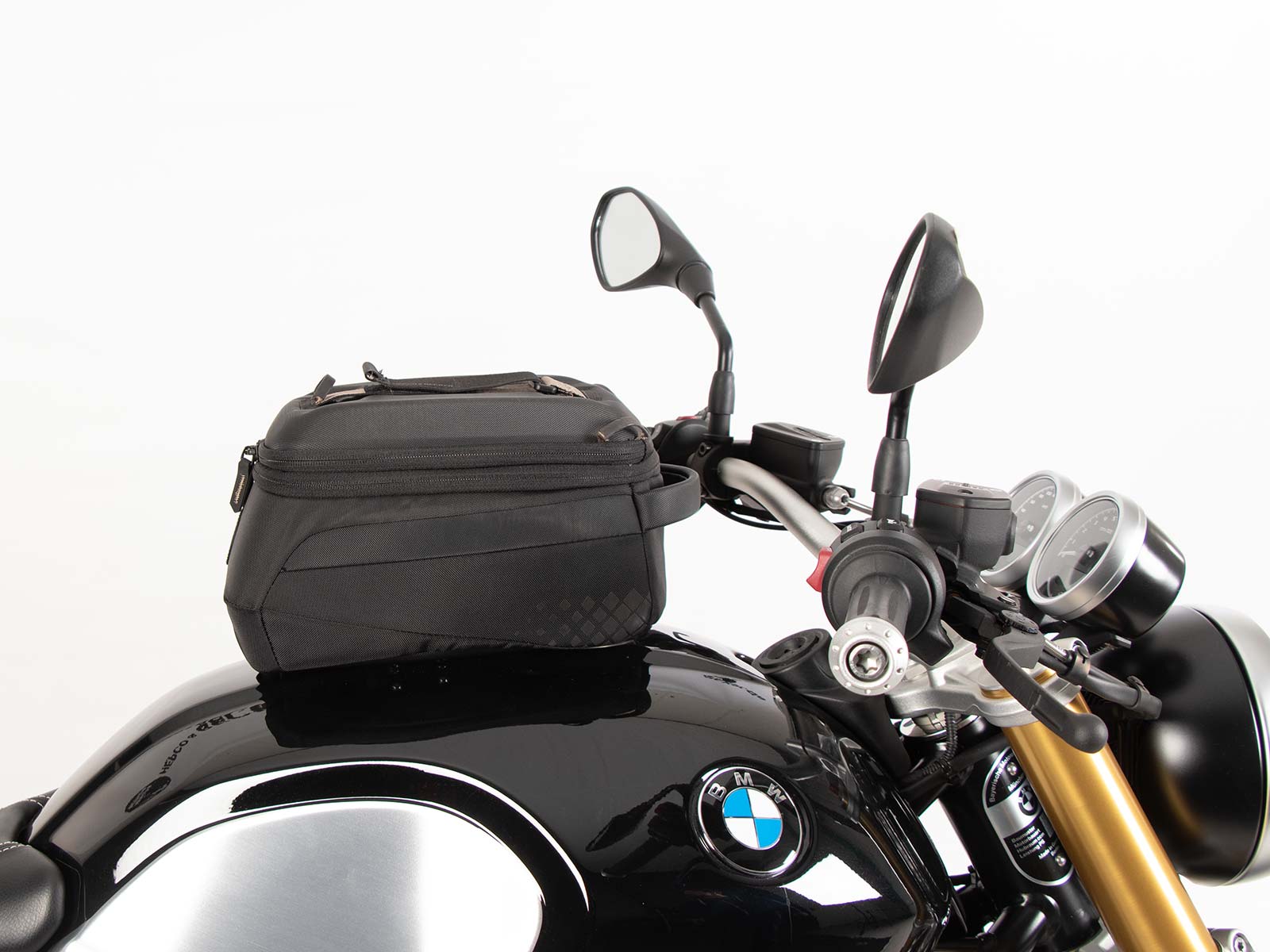 Anneau de réservoir Basic avec unité de fermeture de la sacoche de réservoir pour BMW R nineT Racer (17-20) Hepco & Becker