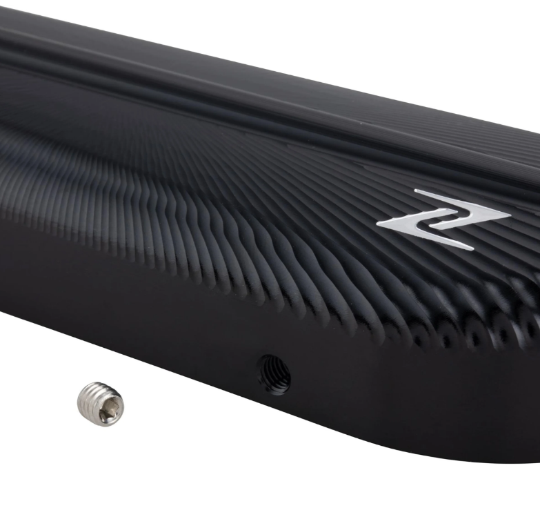 Couvre-bras ZELIONI 3D pour Vespa, noir anodisé