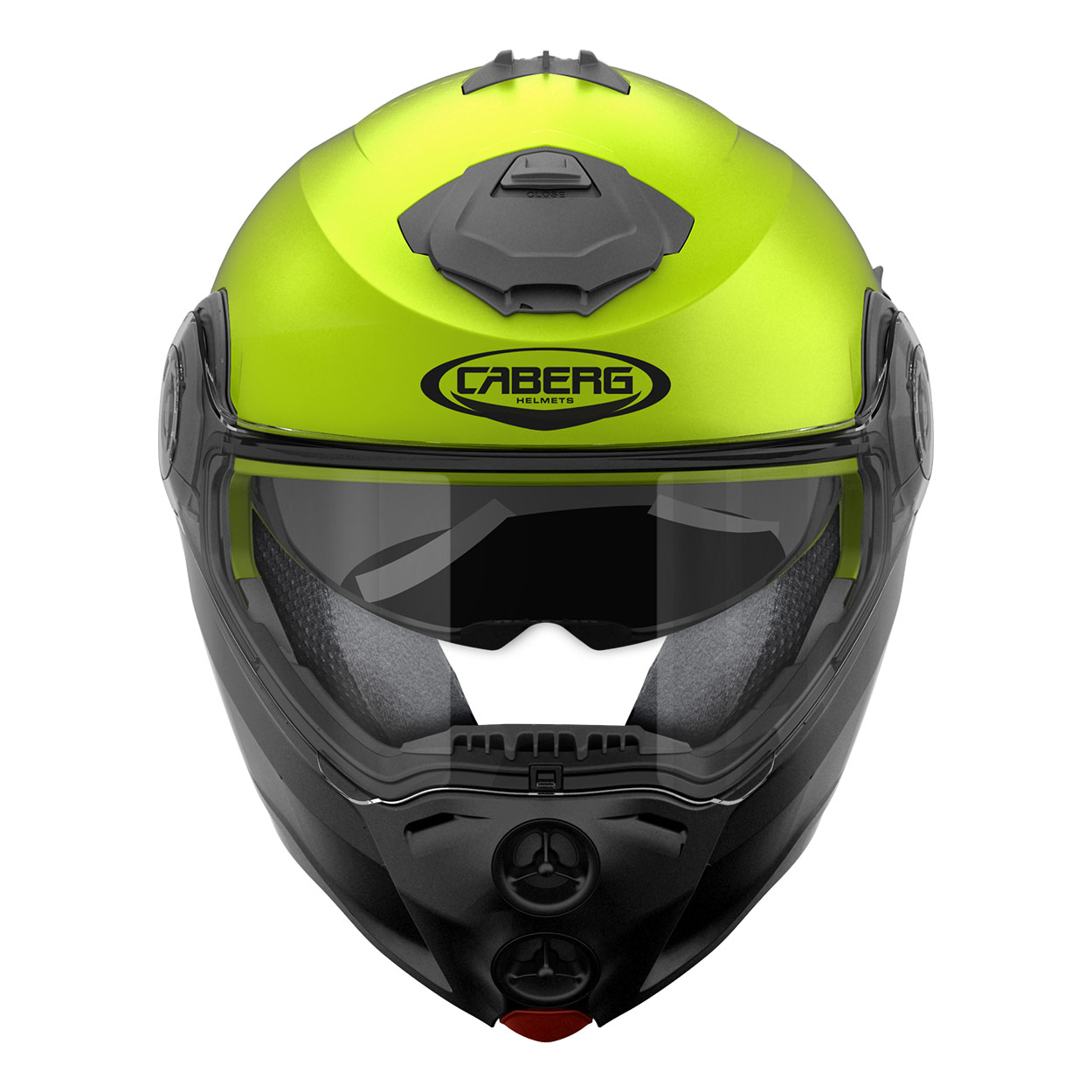 Caberg casque Droid Hi Vizion, jaune fluo/noir