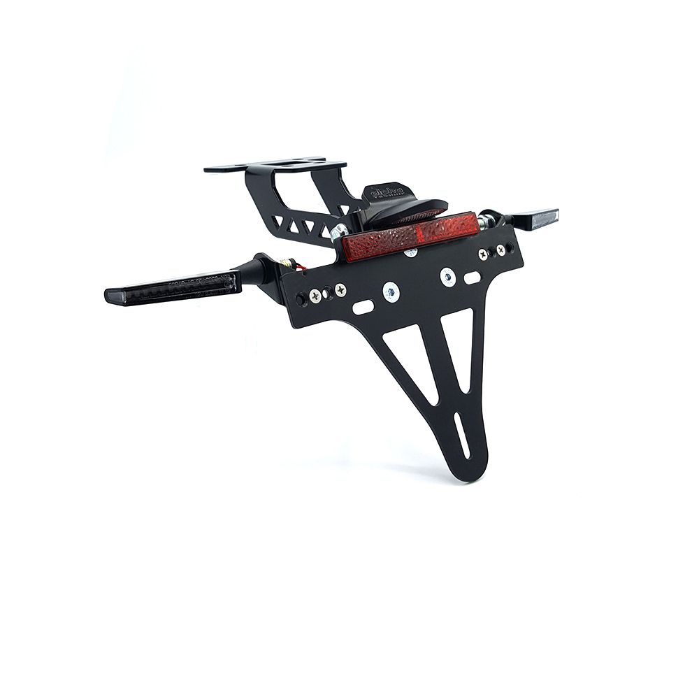 Kit support de plaque d'immatriculation-clignotant SQ-LED pour Yamaha Tenere 700 (19-24)