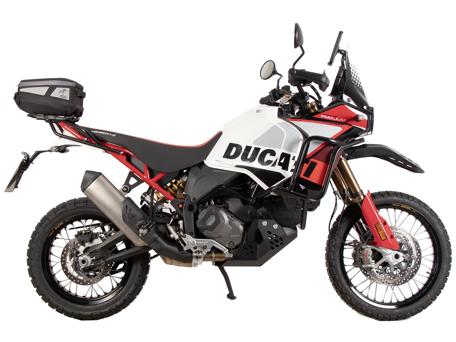 Porte-bagages arrière Smartrack noir pour Ducati DesertX Rally (24-) Hepco & Becker