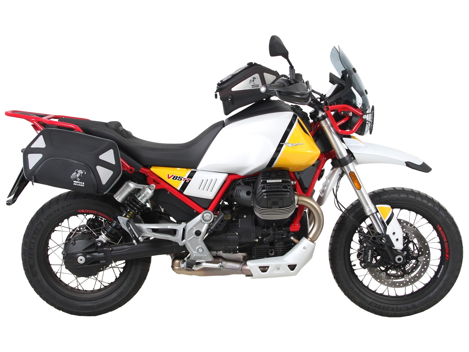 Support latéral C-Bow noir pour V85 TT (année 19-) Hepco & Becker