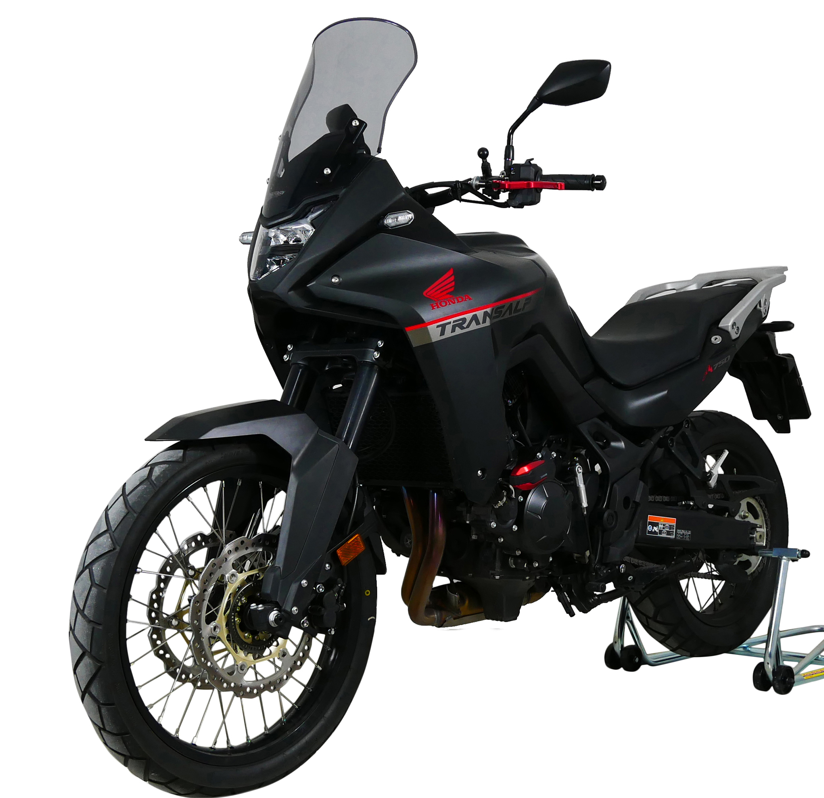 Pare-brise de randonnée MRA "TM" gris fumé pour Honda XL 750 Transalp (23-24)