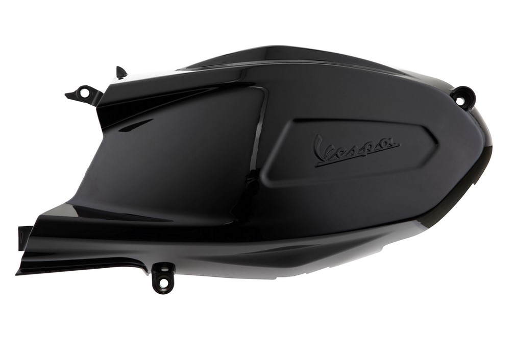 Couvercle de vario pour Vespa GTS/GTS Super/GTV HPE 300 ('19-), noir brillant