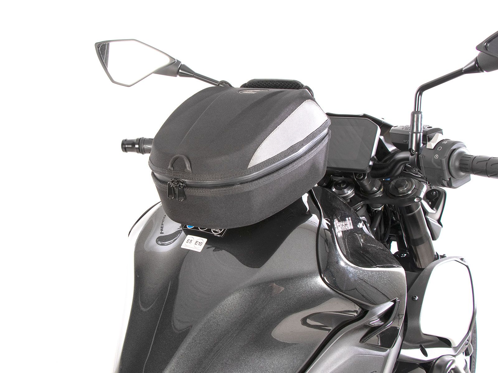 Anneau de réservoir Basic avec unité de fermeture de la sacoche de réservoir pour Kawasaki Z 900 /SE (25- ) Hepco & Becker