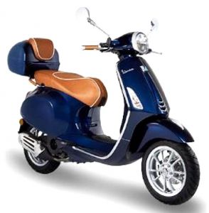 Poignée de maintien en cuir Luxury Line pour Vespa Primavera