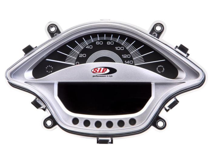 Compte-tours/tachymètre pour Vespa Primavera/Sprint 50-150ccm 2T/4T AC, argenté