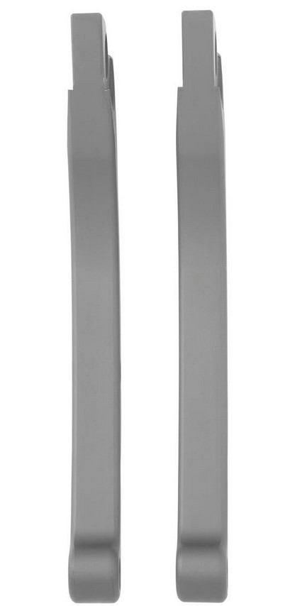 Kit levier de frein sport ZELIONI pour Vespa, droite et gauche, gris mat