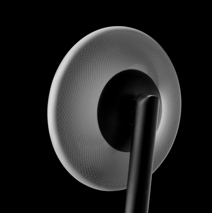 Rétroviseur d'extrémité de guidon RIZOMA E-POP gauche ou droit pour Vespa, noir/gris