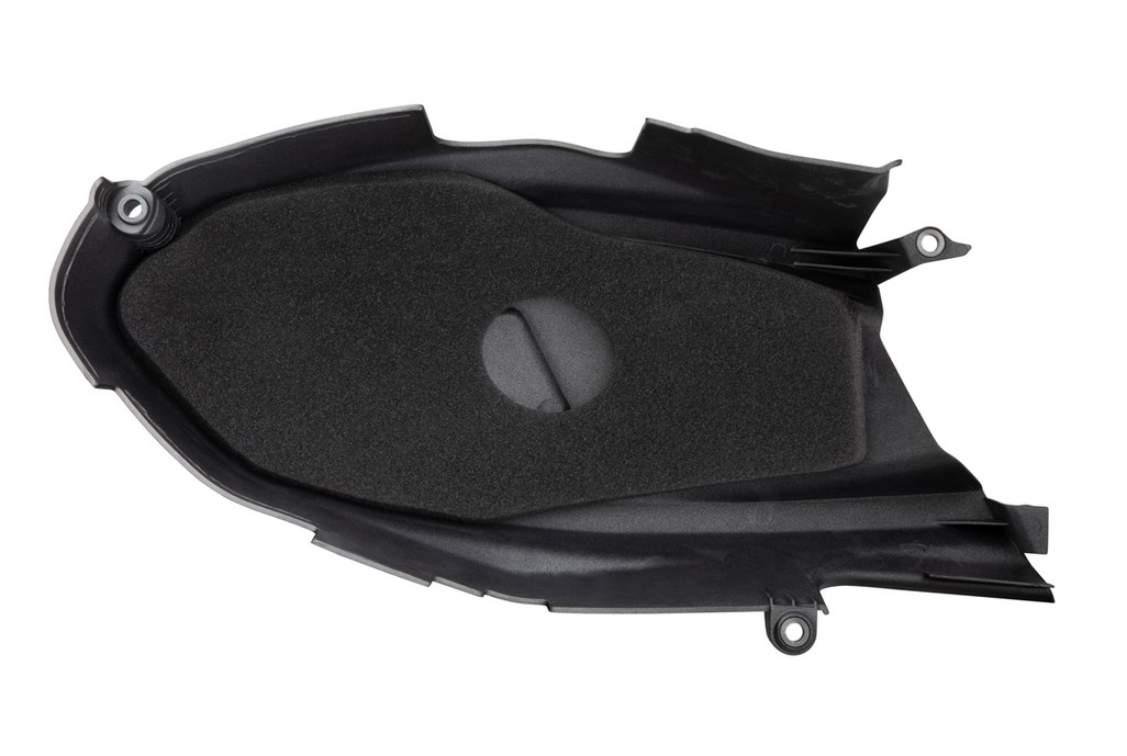 Couvercle de vario pour Vespa GTS/GTS Super/GTV HPE 300 ('19-), noir brillant