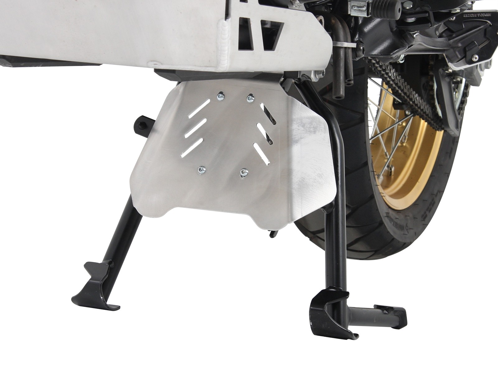 Plaque de protection pour béquille principale pour Honda CRF 1000 Africa Twin (18-19) Hepco & Becker