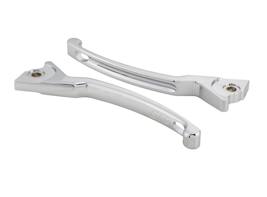 Jeu de leviers de frein sport pour Vespa, droite et gauche, chromé