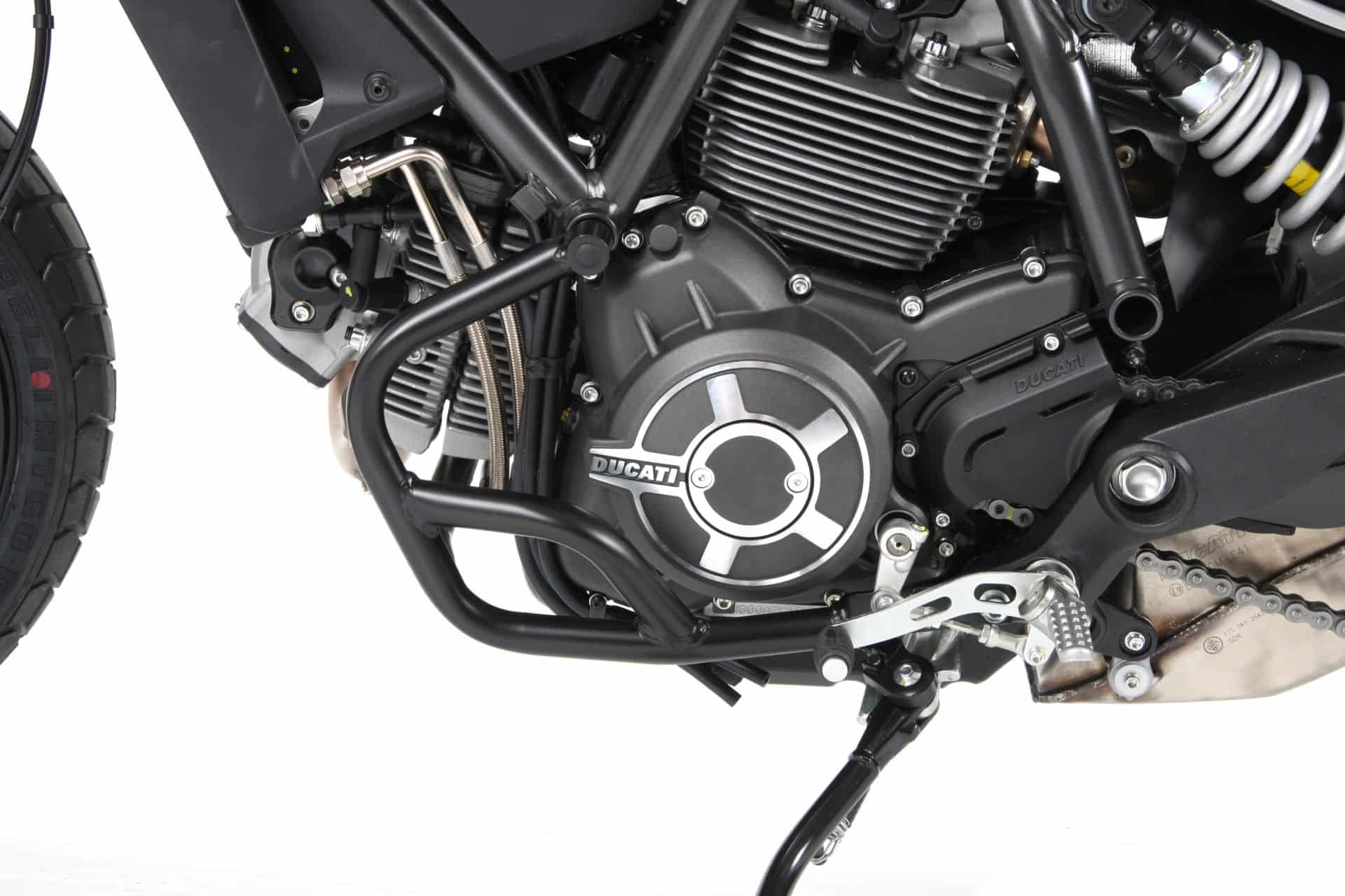 Arceau de protection du moteur noir pour Ducati Scrambler 400 Sixty2 (16-20) Hepco & Becker