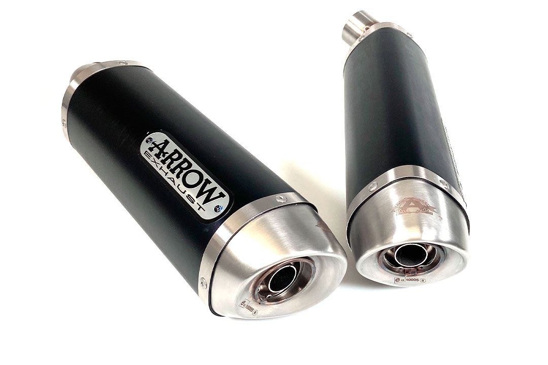 ARROW pot d'échappement DARK STREET THUNDER pour Ducati Monster 696 / 796 / 1100 2008-2014