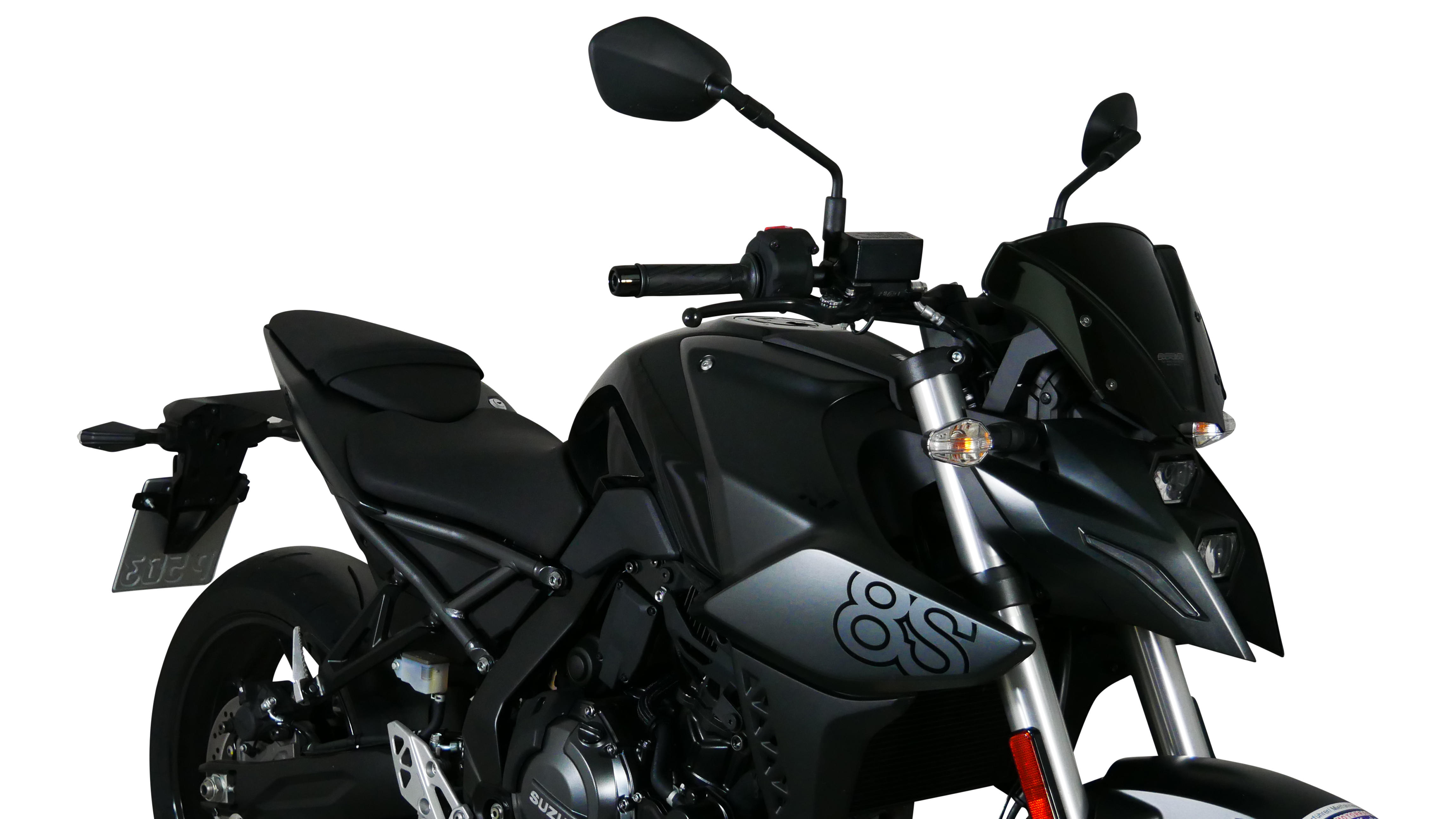 Ecran sport MRA "NSPM" noir pour Suzuki GSX-8S (23-)