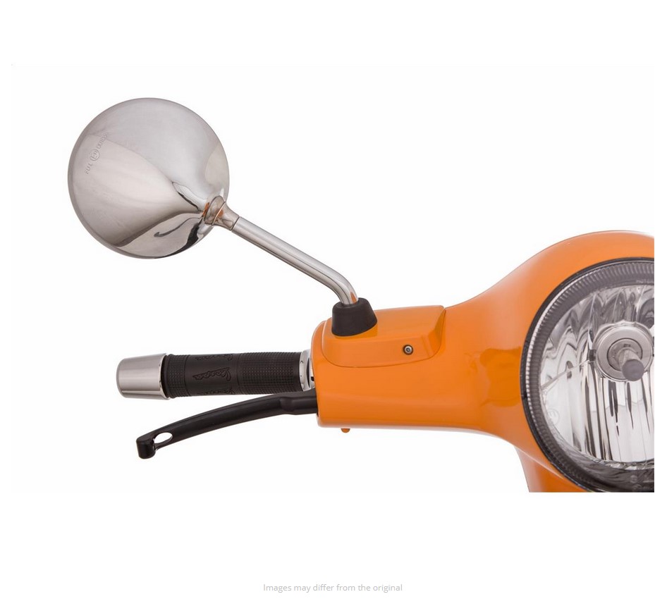 Rétroviseur Shorty pour Vespa, chromé, droite et gauche