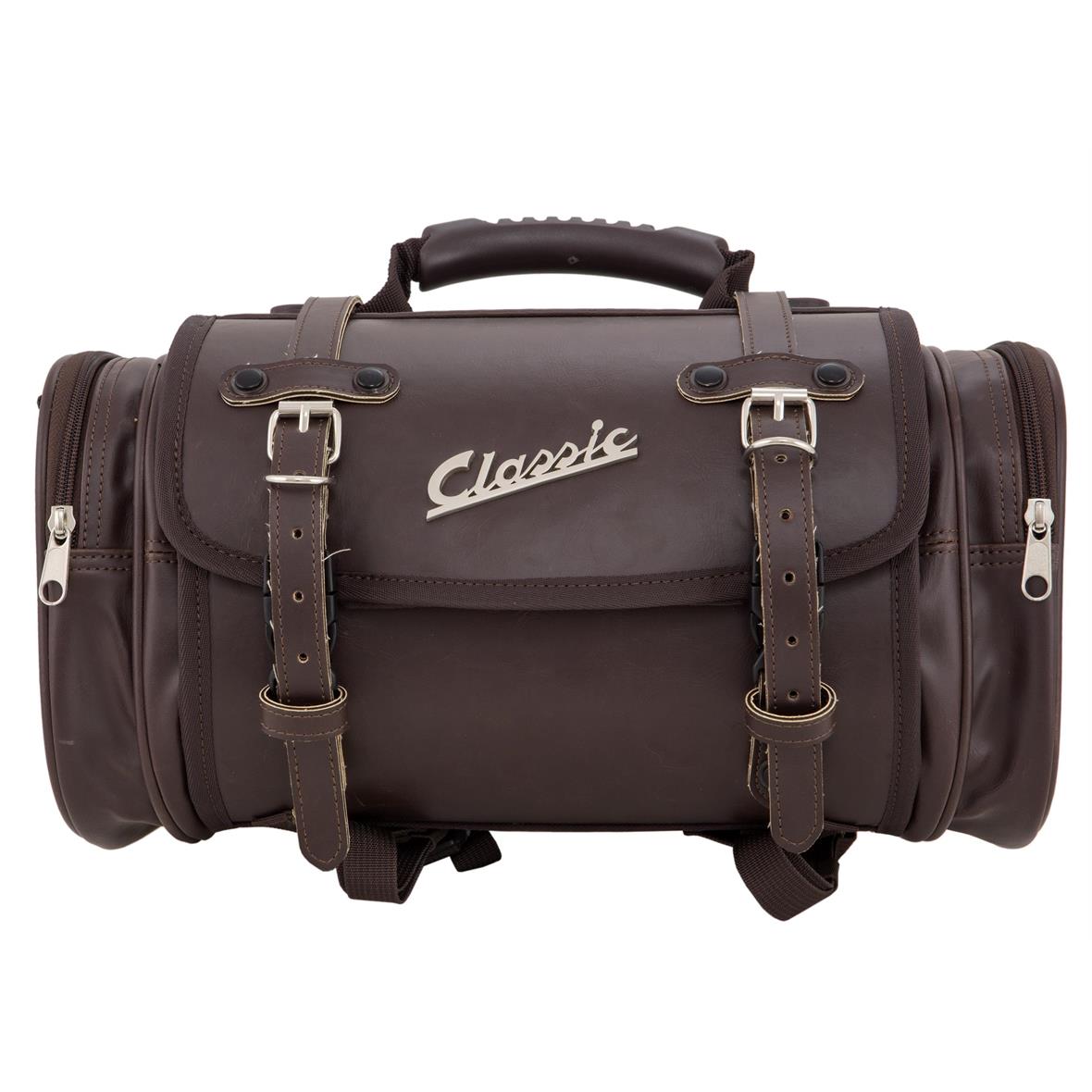 Sac "Classic" petit pour Vespa - marron foncé, similicuir