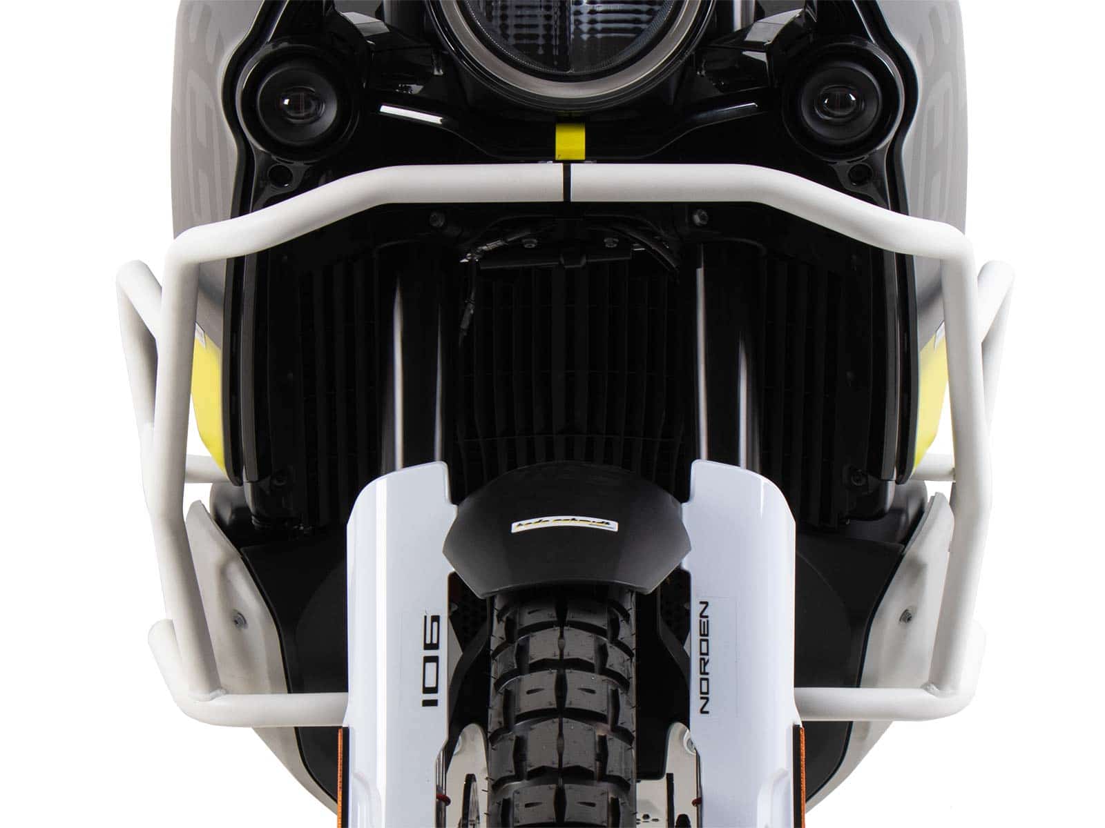 Arceau de protection moteur Solid blanc pour Husqvarna Norden 901 (22-) Hepco & Becker