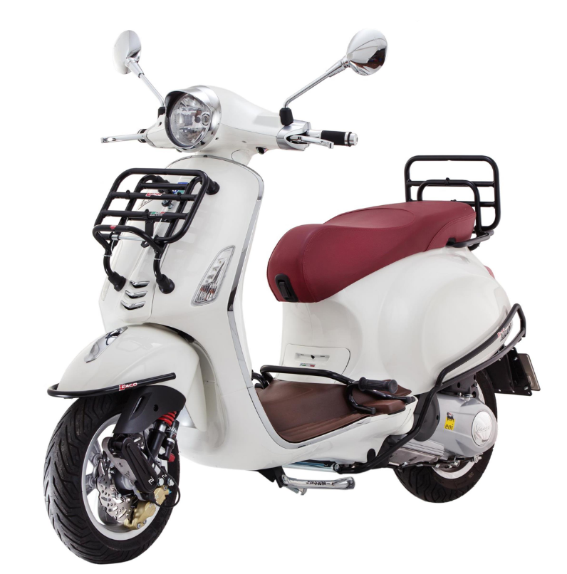 Arceau de protection latéral pour Vespa Primavera/Sprint/Elettrica 50-150ccm, noir