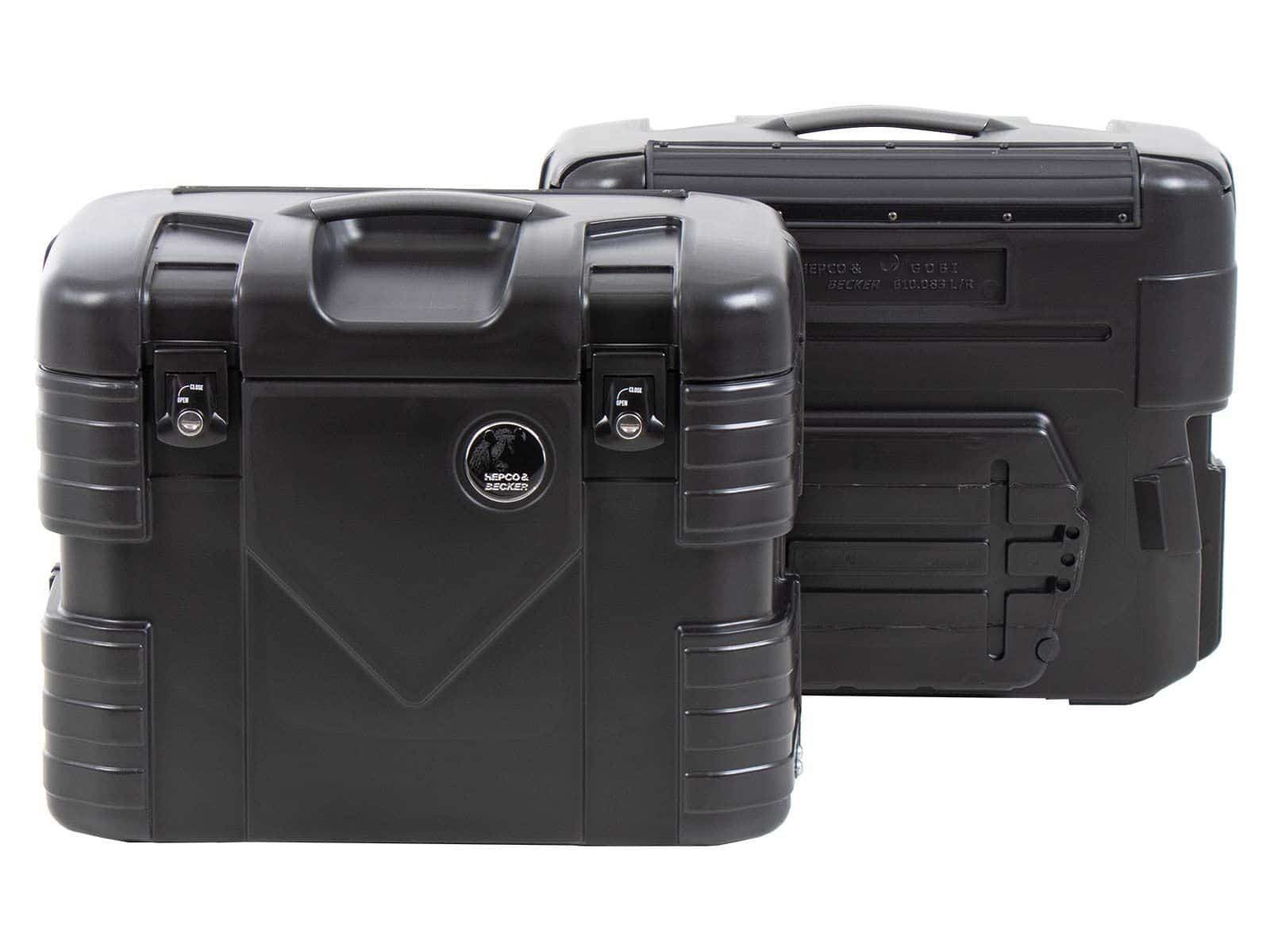 Jeu de valises latérales Gobi noir Hepco & Becker