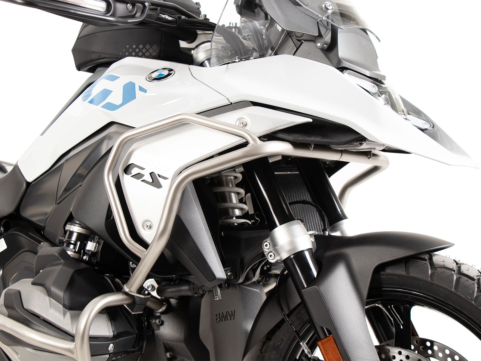 Arceau de protection du réservoir en acier inoxydable pour BMW R 1300 GS (23-) Hepco & Becker