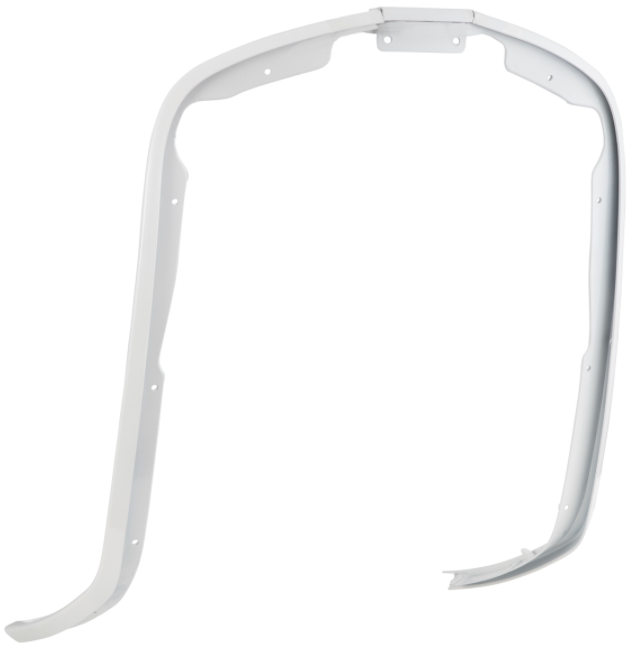 Tube mono fente jambière blanc pour Vespa Primavera/Sprint 50-150ccm