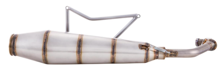 Échappement de compétition pour Vespa GTS/GTS Super/GTV/GT 60 125-300ccm i.e., 4T, LC, inox