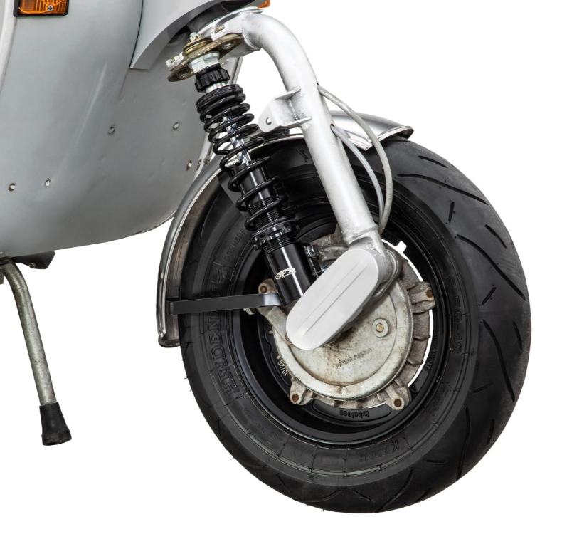 Aile Garelli pour Vespa PX 80-200ccm, métal, chrome