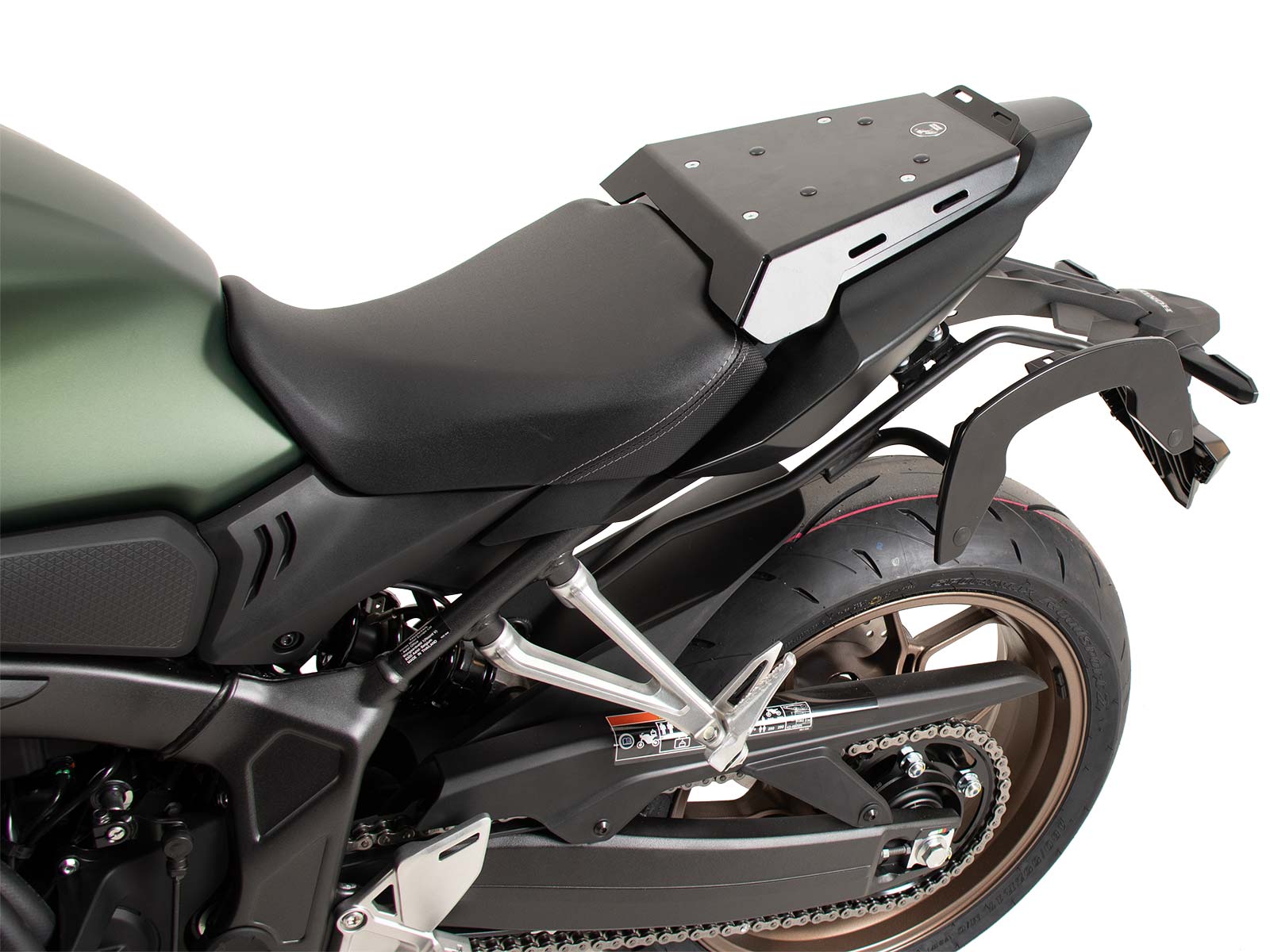 Supports latéraux C-Bow noirs pour Honda CB 650 R / E-Clutch (24-) Hepco & Becker
