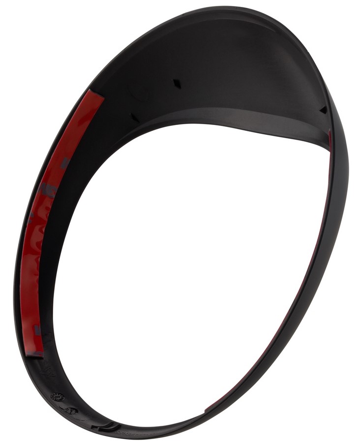 Anneau de lampe pour Vespa GTS/GTS Super/GT/GT L 125-300ccm, noir mat