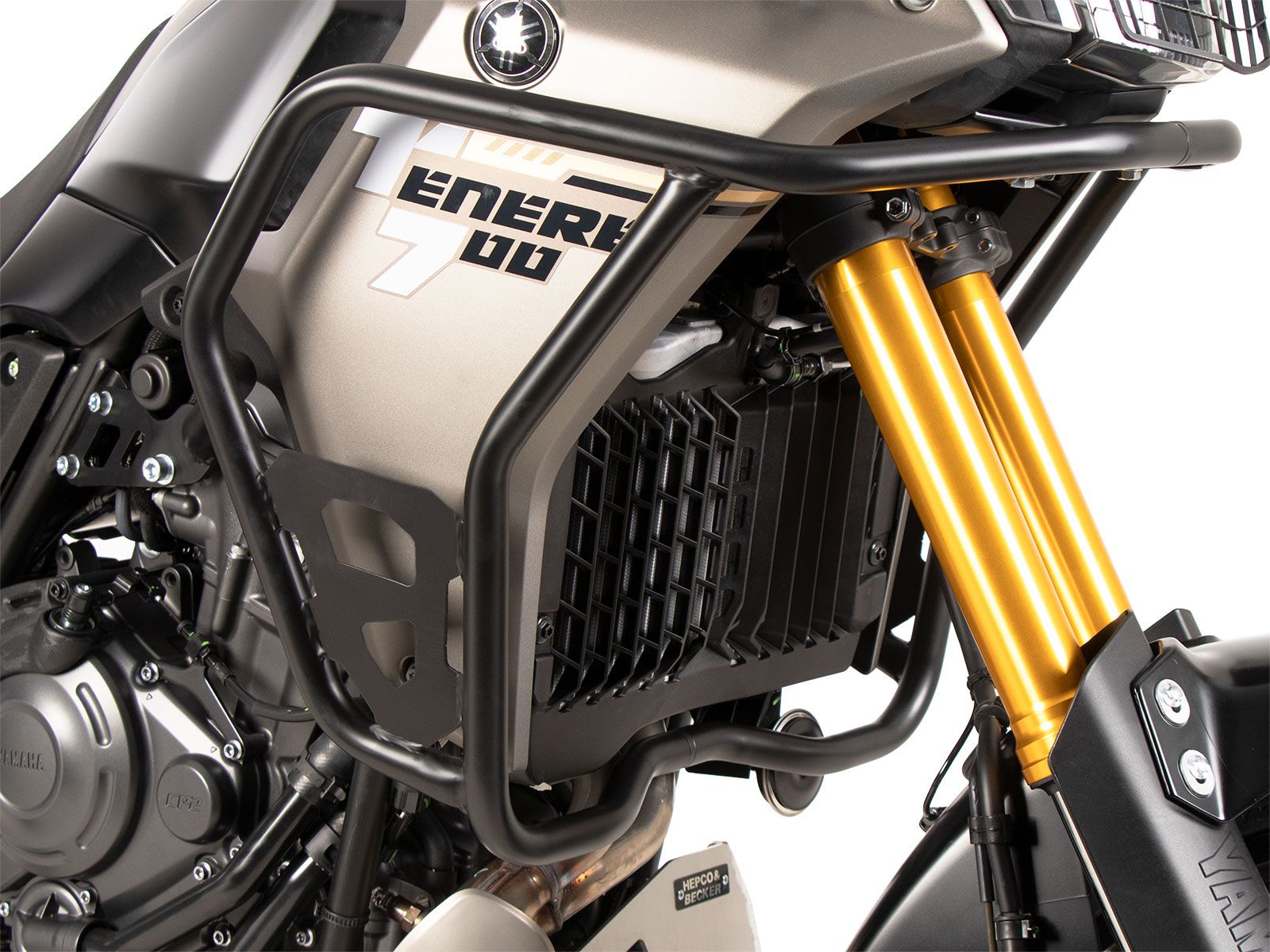 Arceau de protection de réservoir "Solid" noir pour Yamaha Ténéré 700 (25-) Hepco & Becker