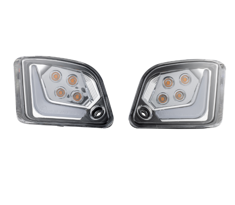 Kit de clignotants avant & arrière pour Vespa GTS/GTS Super/GTV 125-300ccm, clair