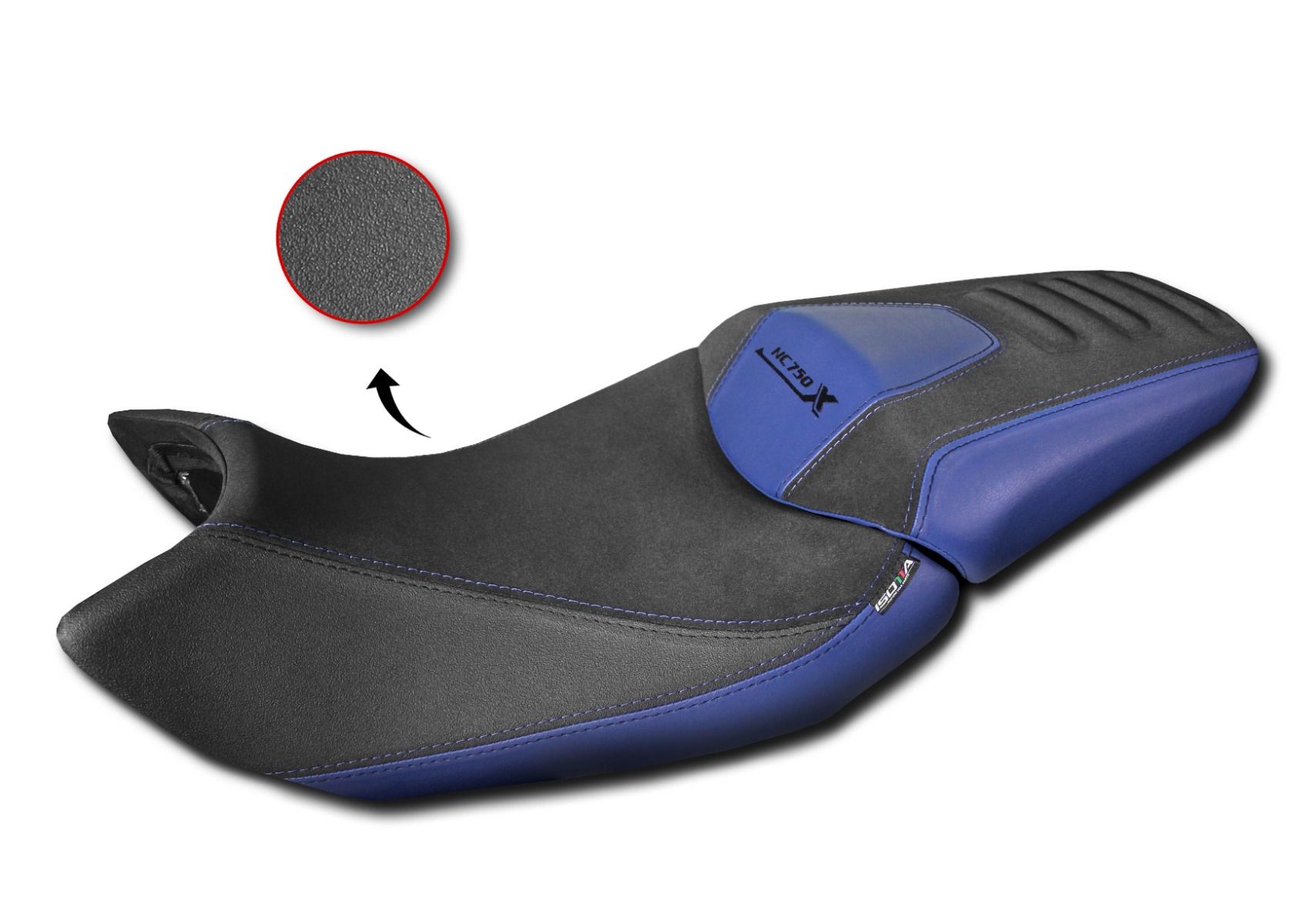 Housse de siège pour Honda NC 750 X (21-24) bleu