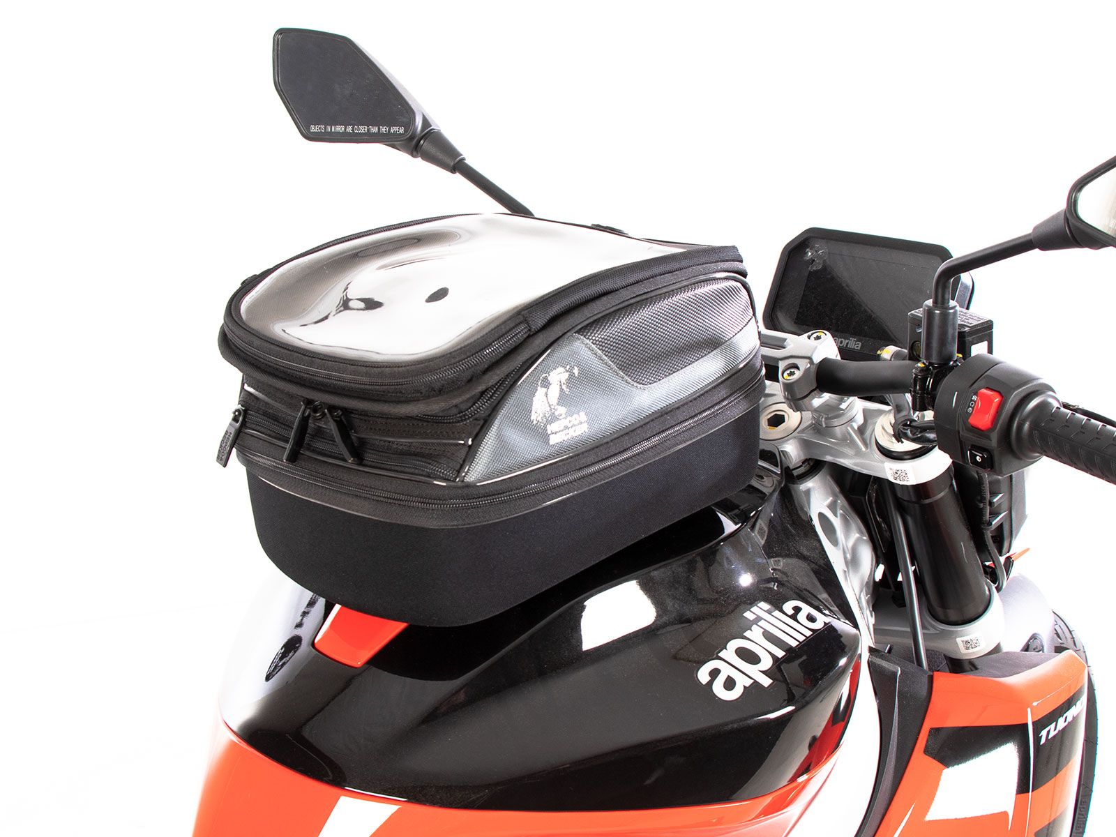 Anneau de réservoir Basic avec unité de fermeture de la sacoche de réservoir pour Aprilia Tuono 457 (25- ) Hepco & Becker