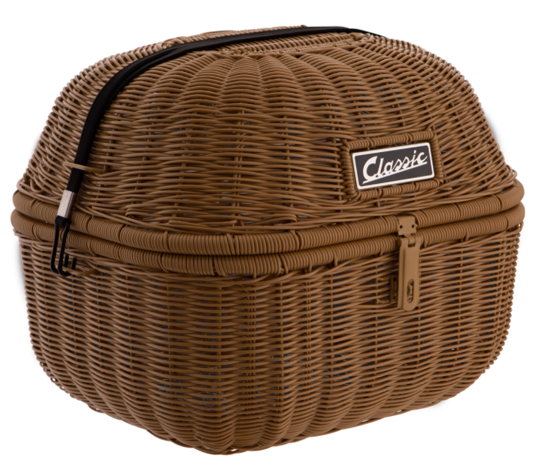 Panier à bagages Classic pour Vespa, marron