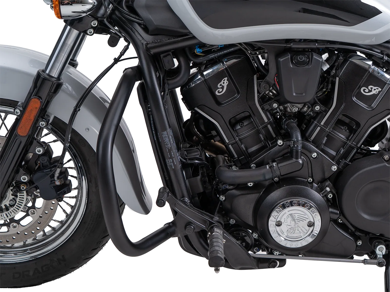 Arceau de protection moteur noir pour Indian Scout Classic 1250 (25-) Hepco & Becker