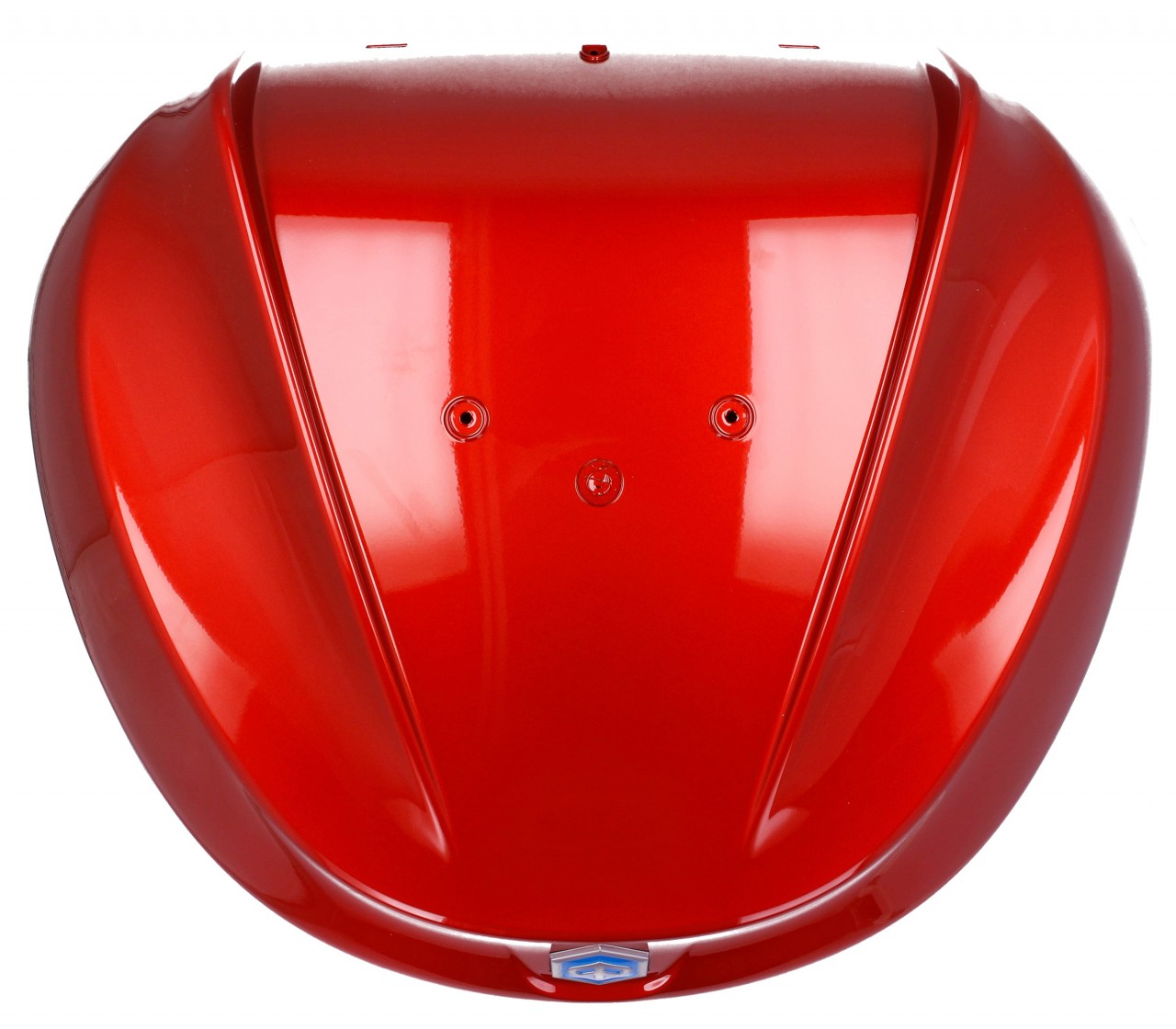 Kit Top Case 36 l. orange métallisé A12 original Piaggio pour Beverly HPE (plaque de maintien incluse)